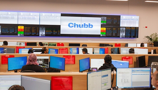 Chubb global monitoring centre